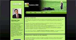 Desktop Screenshot of fondation-aigo.com